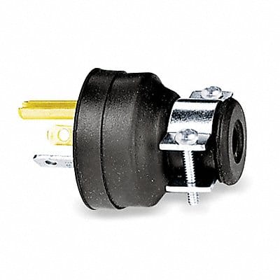 Straight Blade Plug Blk 15 A Stnd 7-15P