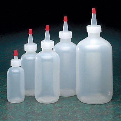 Dispensing Bottle 174 mm H Clear PK12