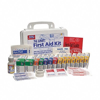 First Aid Kit Bulk White 16 Pcs 16 Ppl