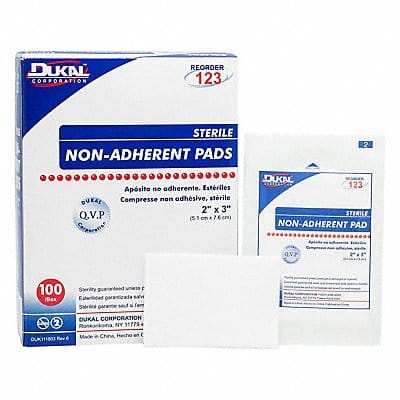 Non-Adherent Pad Sterile Rayon PK100