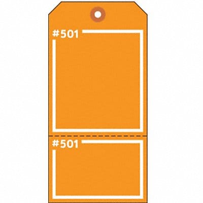 Blank Tag 5-3/4 x 2-7/8 In Orn PK100