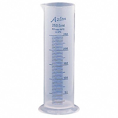 Graduated Cylinder 250 mL 54 mm Dia