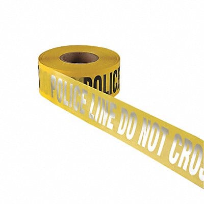 Barricade Tape Yellow 1 000 ft L 3 in