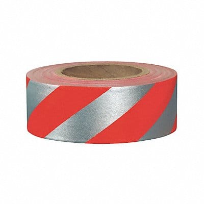 Flaging Tape Red/Silver 300 ft 1 3/16 in