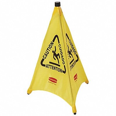 Soft Safety Sign Yellow 30 in H