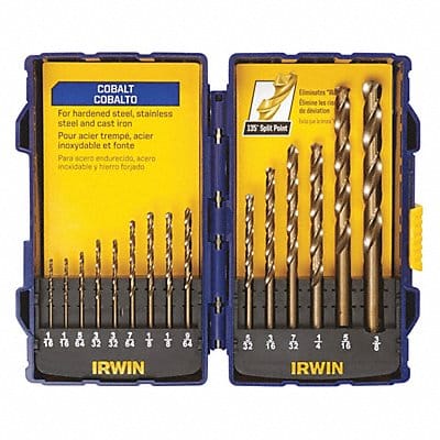 Jobber Length Drill Set 15pc HSS