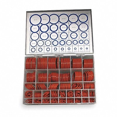 O-Ring Asst Silicone 436 Pcs 36Szs