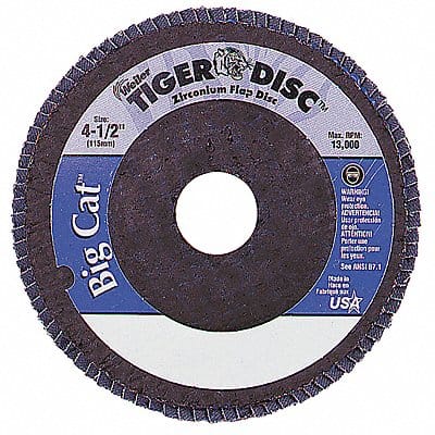 H7340 Fiber Disc 4 1/2 in Dia 5/8in Arbor