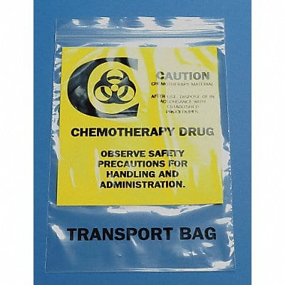 Chemo Waste Bags 1/2 gal Clear PK1000