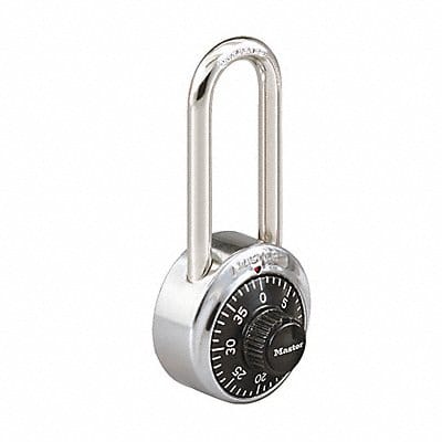 Combination Padlock 2 in Round Silver