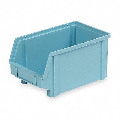 Hang and Stack Bin Light Blue PP 6 in