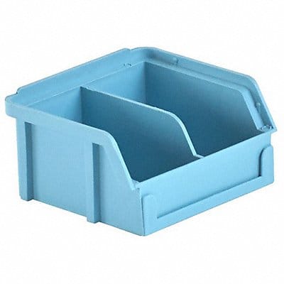 Hang and Stack Bin Light Blue PP 6 in