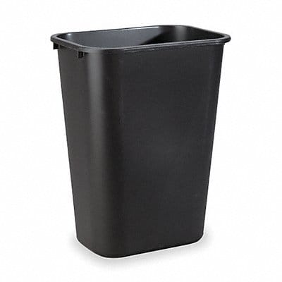 F9112 Trash Can Rectangle 10-21/64 gal Black