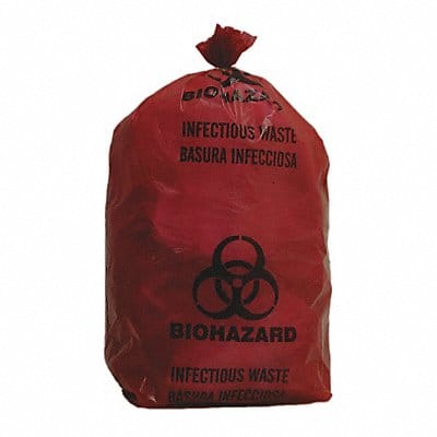 Biohazard Bags 3 gal Red PK200