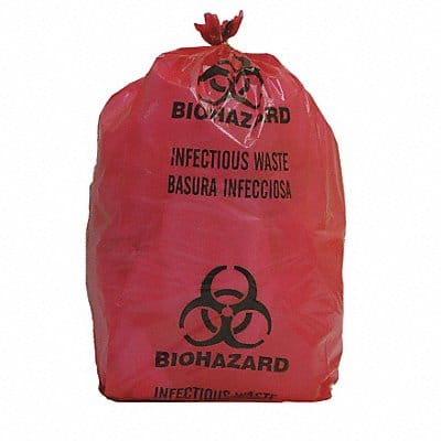 Biohazard Bags 5 gal Red PK200