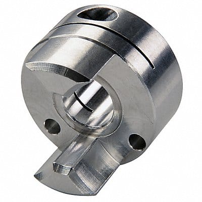 Curved Jaw Coupling Hub 1/8 Aluminum