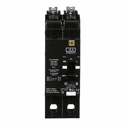 Circuit Breaker 15A Bolt On 277/480V 2P