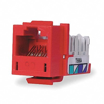 Jack Red Cat6 Rj45