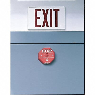 Exit Door Alarm Horn 105dB Red