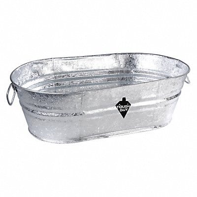 Utility Tub 7 1/2 gal Silver