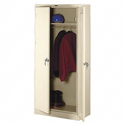 Storage Cabinet 78 x36 x18 Putty 1Shlv