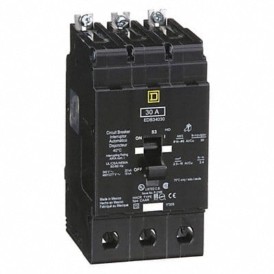 Circuit Breaker 30A Bolt On 277/480V 3P