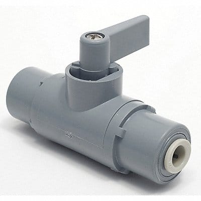 PVC Ball Valve Push to Connect 1/4 in