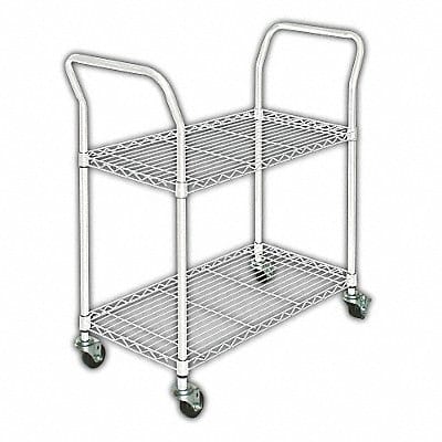 Wire Cart 2 Shelf L41 x W24 x H39 In.