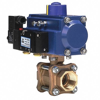 Ball Valve Pneumatic Double Acting 1 In