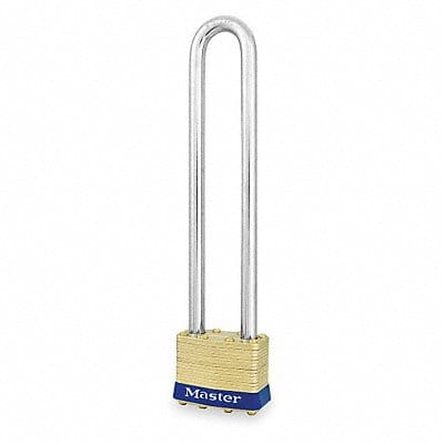 Keyed Padlock 3/4 in Rectangle Silver