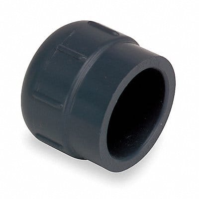 Cap 3 in Pipe Size Schedule 80 FNPT Gray