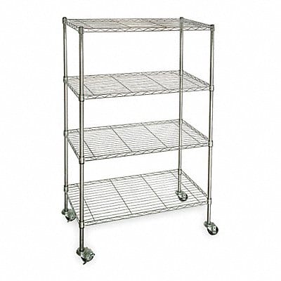 Wire Shlvng 18x68x48in Shlf Cap 150lb