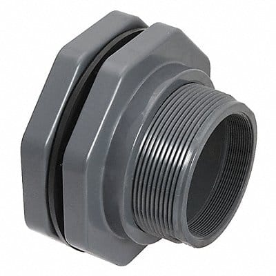 Bulkhead Tank Fitting EPDM 3 3/4 L PVC