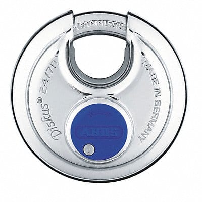 Keyed Padlock 25/32 in Round Silver