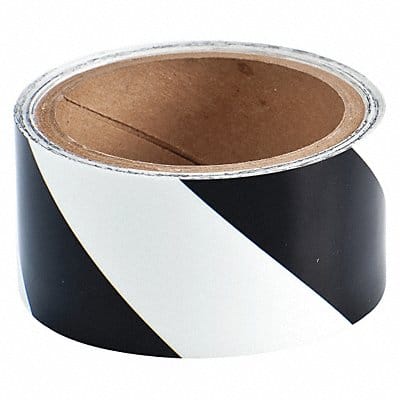 Floor Tape Black/White 2 inx15 ft Roll