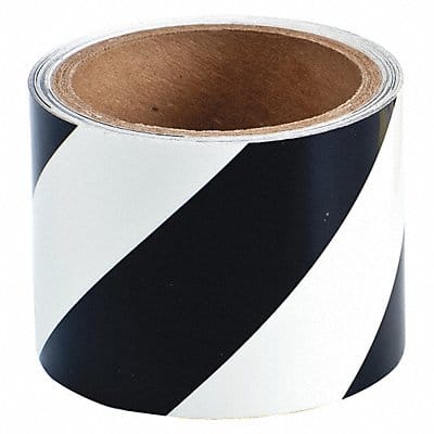 Floor Tape Black/White 3 inx15 ft Roll