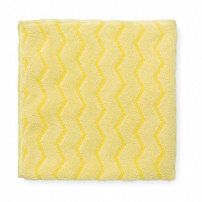 Microfiber Cloth 16 x 16 Yellow PK12