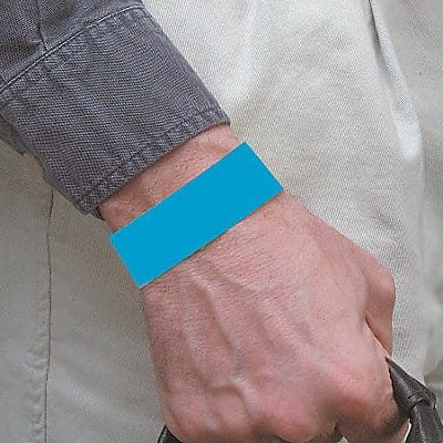 D0077 Wristband Blue Numbered PK500