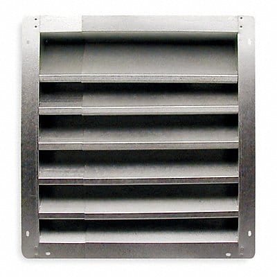 Louver Intake 18-30 In Galvanized Steel