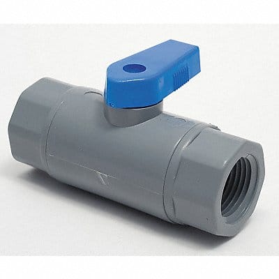 PVC Ball Valve Inline FNPT 3/8 in