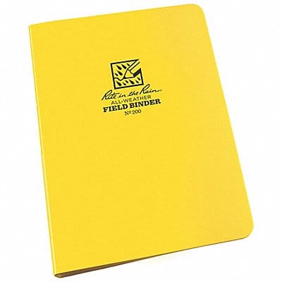 6-Ring Field Binder 1/2 Yellow/Silver