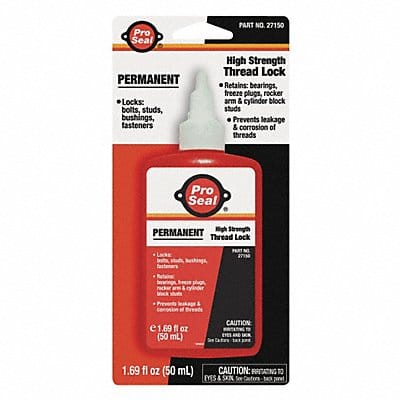 Permanent Threadlocker 50mL Bottle Red