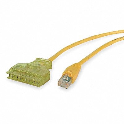 Patch Cord Cat 6 Booted Yellow 5.0 ft.