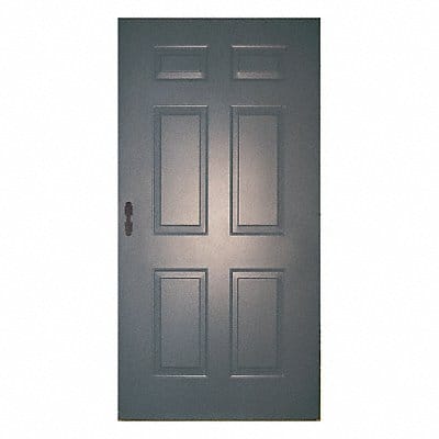 Six Panel Steel Door 84x36 Mortise