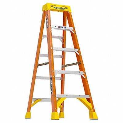 Stepladder Fiberglass 5 ft H 300 lb Cap