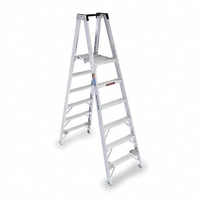 Twin Platform Stepladder 6 ft Alum 300lb