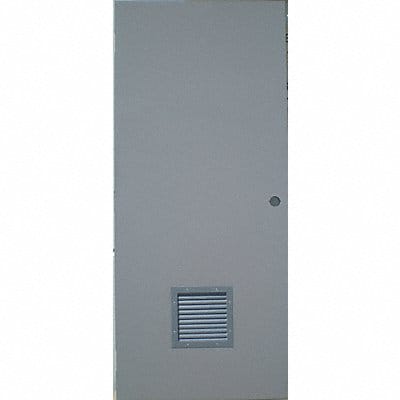 D2863 Steel Door with Louvers 80x36 In