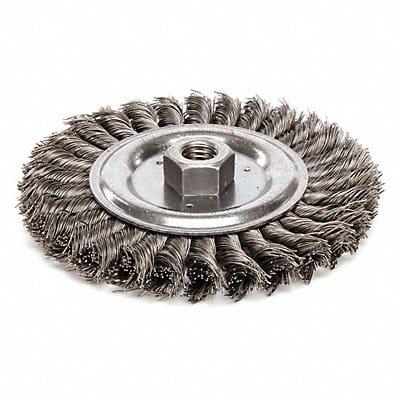 Twist Wire Wheel Brush Threaded Arbor