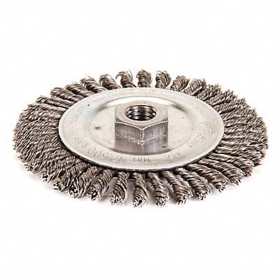 Twist Wire Wheel Brush Threaded Arbor