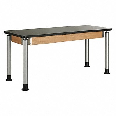 Adjustable Table Wood Frame 24 D 500 lb.